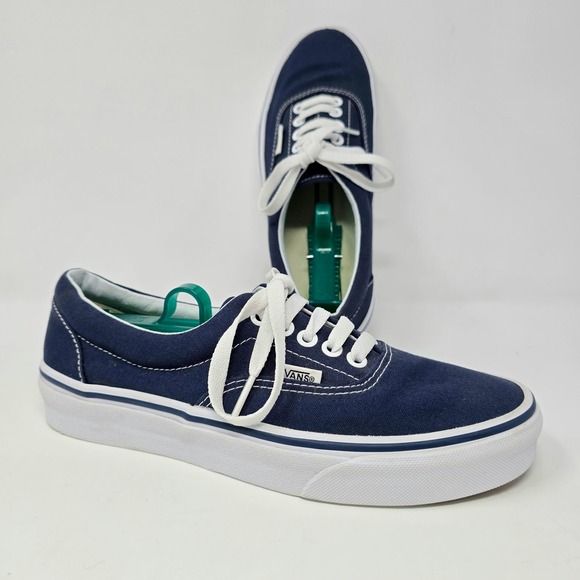 Vans Other - Vans Era Navy Blue Canvas Low Top Skate Sneakers Mens 6.5 721565